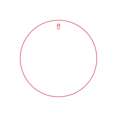 Objects Wall Mirrors Hang 1 Round Mirror Large Outline Svg Vector, Free Vectors File